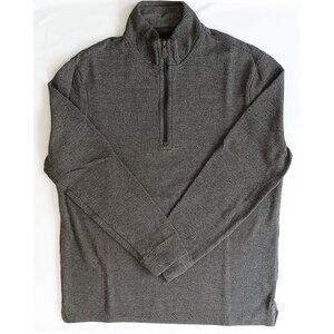 *50off3* Jos A Banks Reserve 100% Cotton Quarter Zip Sweater M Textured